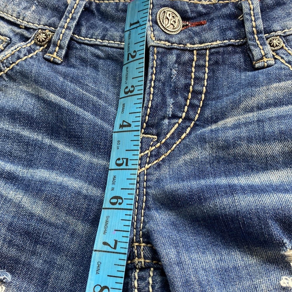1921 WESTERN GLOVE WORKS CROP JEANS - Picture 13 of 16